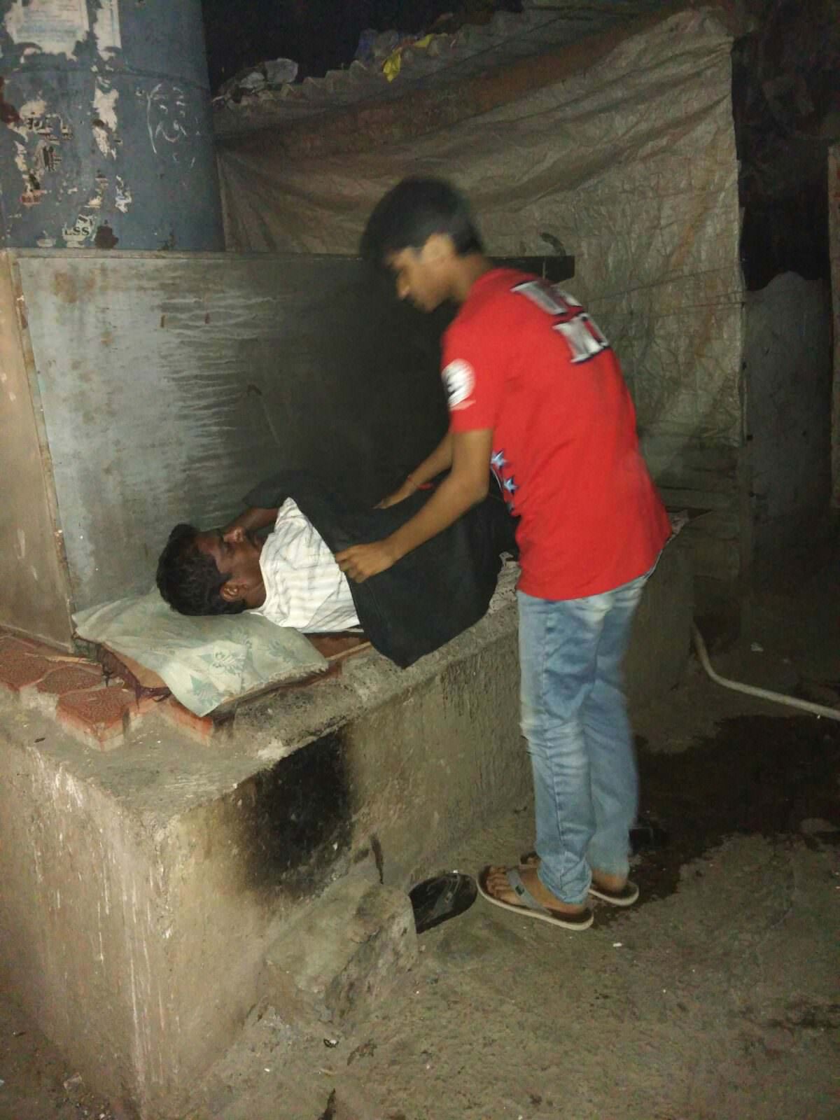 Image of blanket distribution to people in need 2